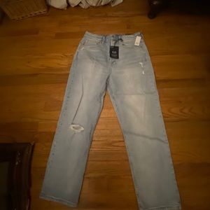 NWT High Waist, straight leg crop GAP jeans